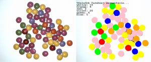 Color segmentation and counting